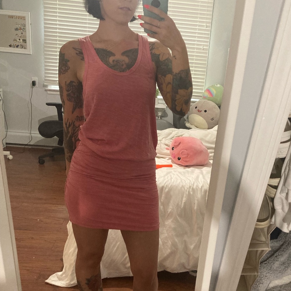 Sundry Pink Racerback Dress - Picture 4 of 4